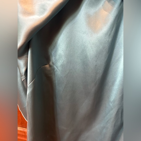 Lafayette148 New York Unique Sleeveless Blue/Green Silk Top. NWT. Retail$348. - Picture 14 of 16